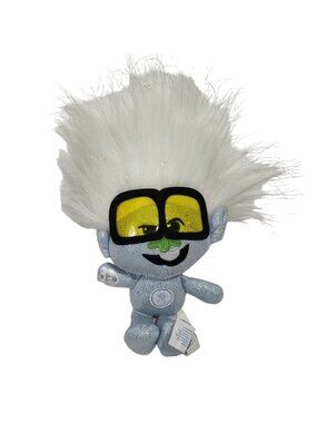 Build A Bear Trolls World Tour Stuffed Animal Plush Toy Blue Silver NOT WORKING